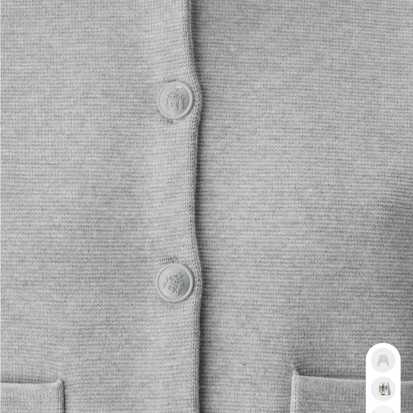 Babaton Heather Gray Notable Cardigan XS EUC - Picture 7 of 8